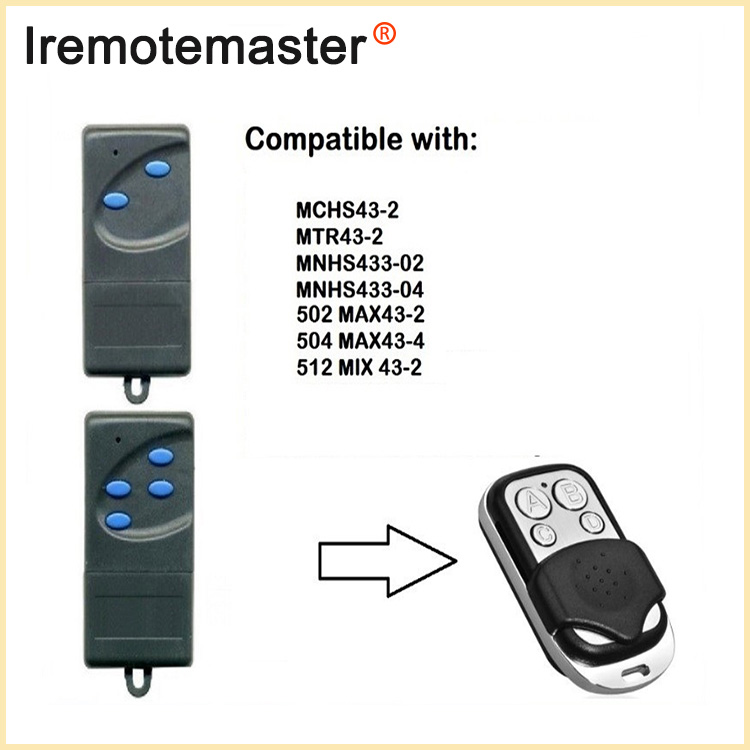 502 MAX43-2/504 MAX43-2 Gate opener 433.92MHz සඳහා