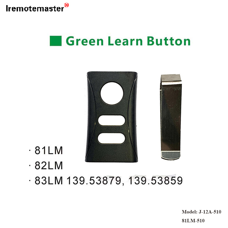 81LM 82LM 83LM Green Learn Button 390MHz ගරාජ් දොර දුරස්ථ ප්‍රතිස්ථාපනය සඳහා